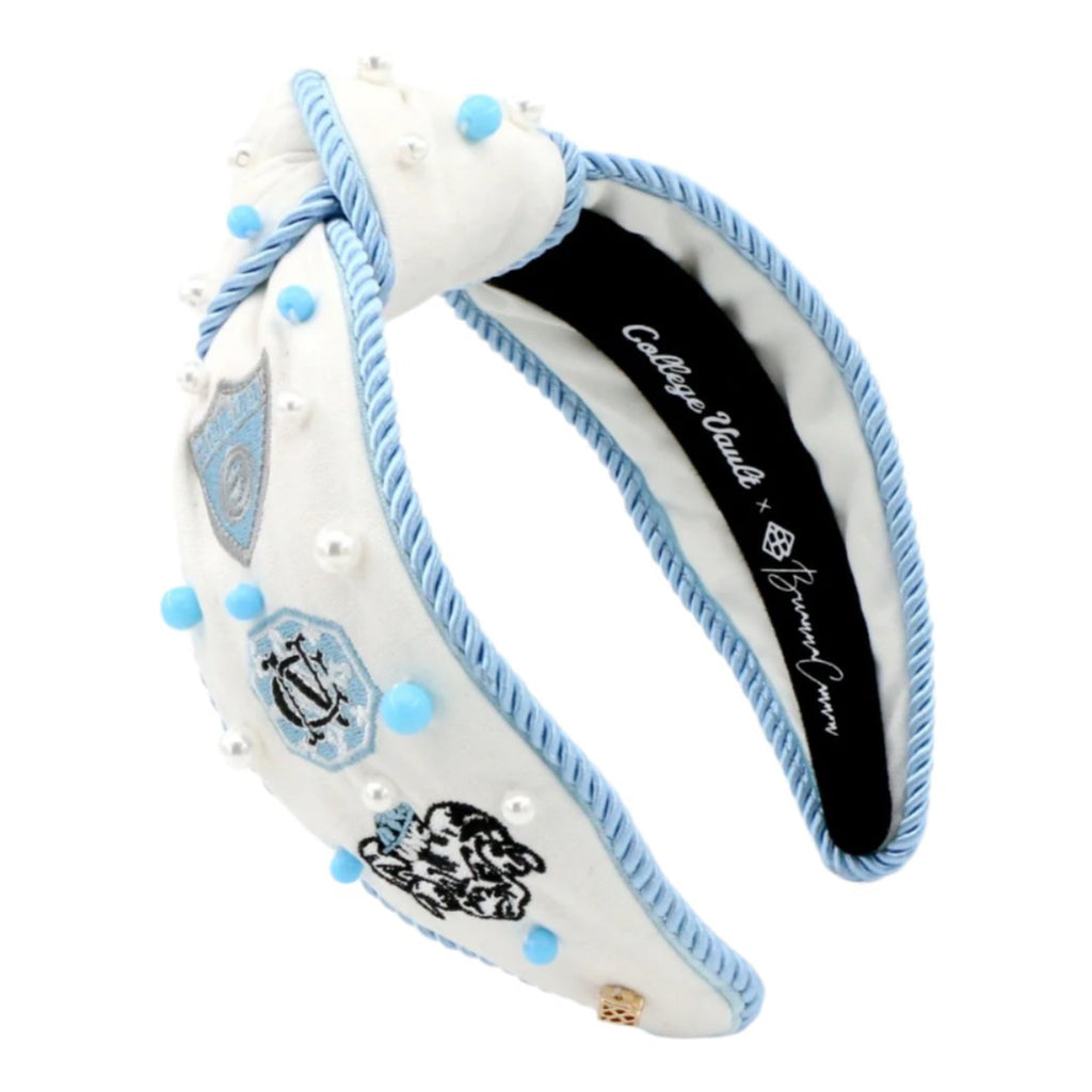 North Carolina College Vault Rope Headband - Vintage Tar  display picture 3