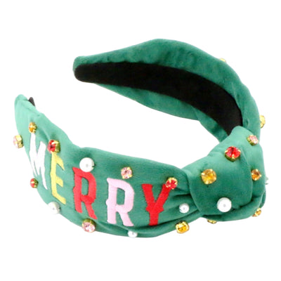 Merry and Bright Velvet Headband