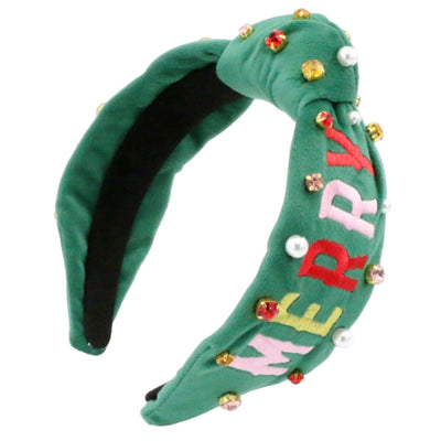 Merry and Bright Velvet Headband