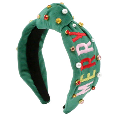 Merry and Bright Velvet Headband