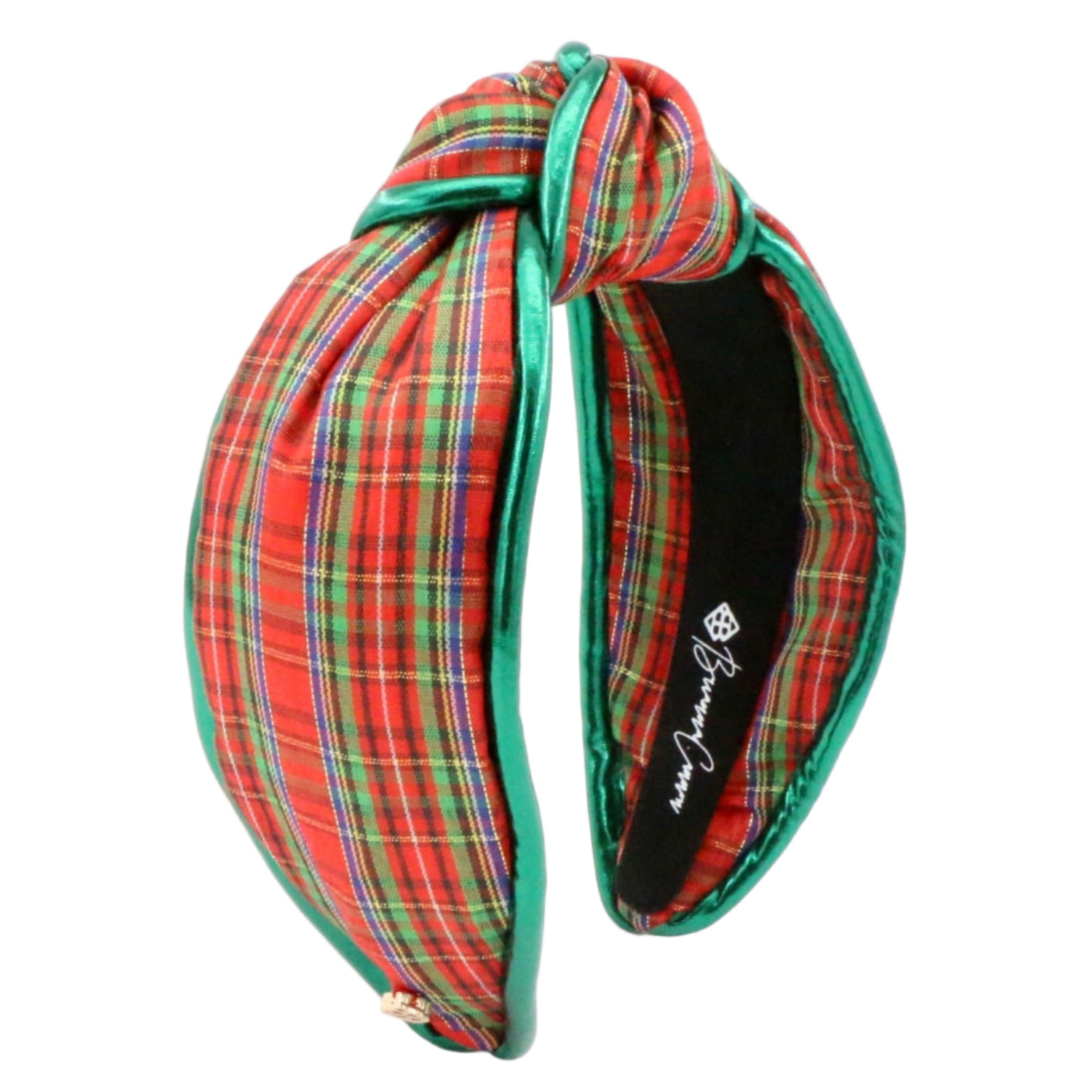 Red Christmas Plaid Headband