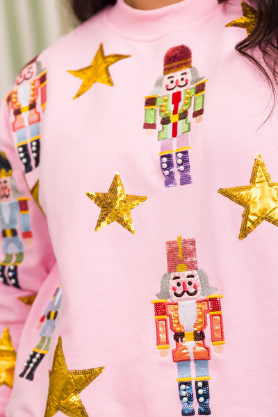 BC Pink Nutcracker Sweatshirt & Skirt Set PRE-ORDER (Est  Ship 11/1)