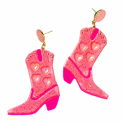 Blingy Boot Earrings