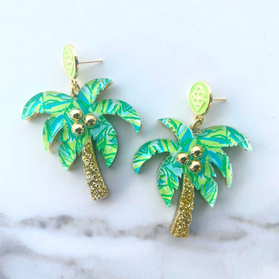 Summer 2021 - Palm Beach Palm Tree Earrings