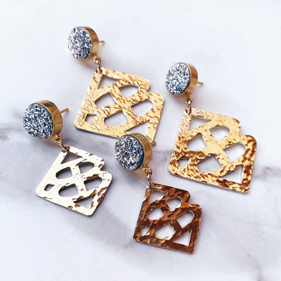 24k Gold Plated BC Logo Earrings (multiple sizes)